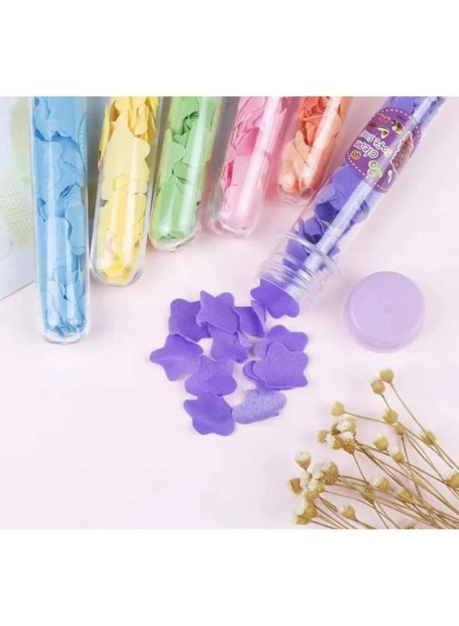 🧼صابون ورق معطرة على شكل ورد صغيرة الحجم، تذوب مع المياه وتقوم بالتنظيف 🌸 عبوة من 3